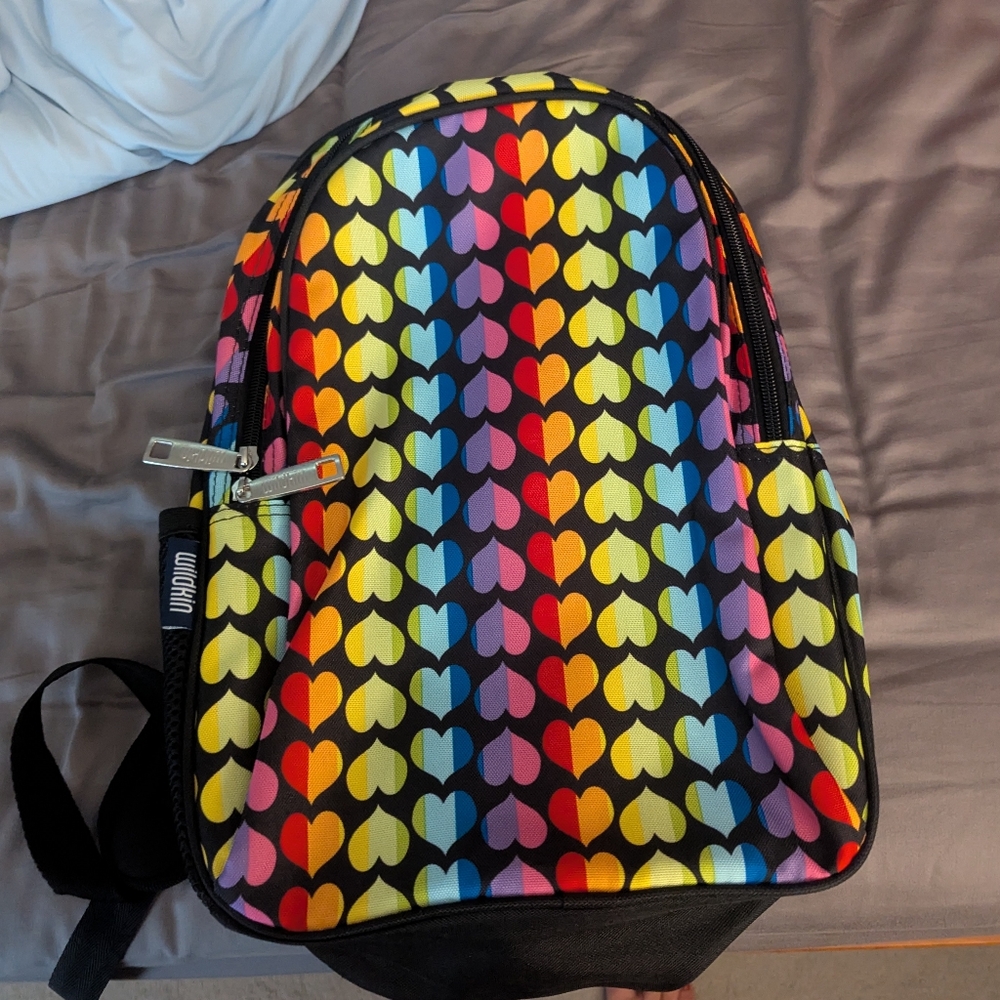 Wildkin Colorful Heart Pattern Backpack